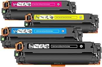 201A / CF 400A 401A 402A 403A Toner Cartridge Compatible with Hp laserjet Pro M252dw, M252n, MFP M274n, MFP M277dw, MFP M277n Printers